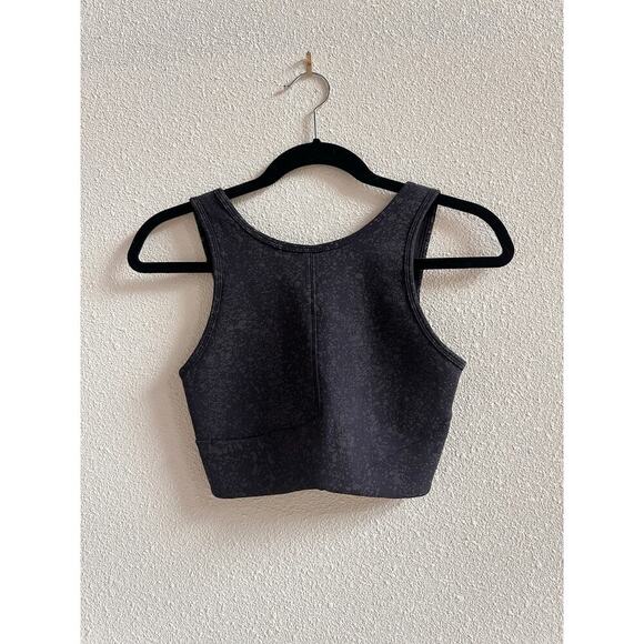 Lululemon Energetic Edge Cropped Tank 360 Reflectivity Size 4. Black - Picture 1 of 4